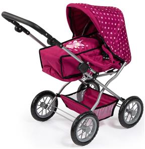 Bayer Design Kombi Grande Nukkevaunut, tummanpunainen-7