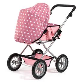 Bayer Design Kombi Grande Nukkevaunut, vaaleanpunainen-2