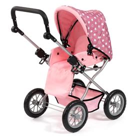 Bayer Design Kombi Grande Nukkevaunut, vaaleanpunainen-4