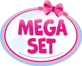 Bayer Design Kombi Milano nukenvaunut Mega Set 2, harmaa/pinkki-20