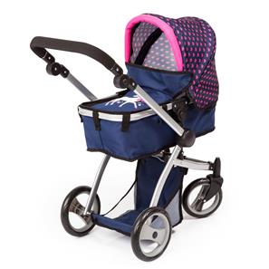 Bayer Design Kombi Milano Nukenvaunut Mega Set, tummansininen-11