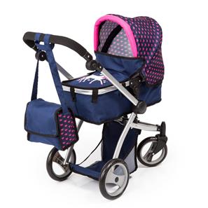 Bayer Design Kombi Milano Nukenvaunut Mega Set, tummansininen-6