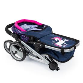 Bayer Design Kombi Milano Nukkevaunut Mega Set, sininen-10