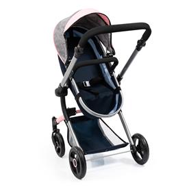 Bayer Design NEO VARIO Combi nukenvaunut, harmaa/vaaleanpunainen/musta-13