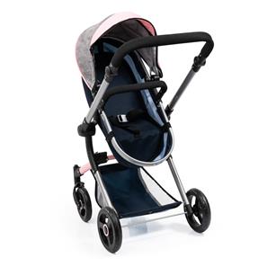 Bayer Design NEO VARIO Combi nukenvaunut, harmaa/vaaleanpunainen/musta-13