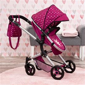 Bayer Design NEO VARIO Combi nukenvaunut, tumman-/vaaleanpunainen-7