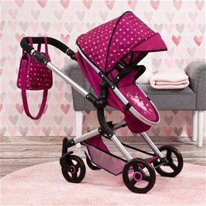 Bayer Design NEO VARIO Combi nukenvaunut, tumman-/vaaleanpunainen-7