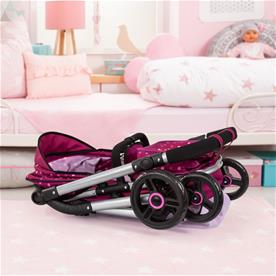 Bayer Design NEO VARIO Combi nukenvaunut, tummanpinkki-8