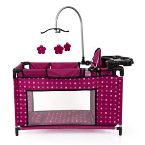 Bayer Design Nuken sänky lisävarusteineen, vaaleanpunainen-2