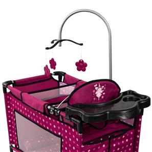 Bayer Design Nuken sänky lisävarusteineen, vaaleanpunainen-5