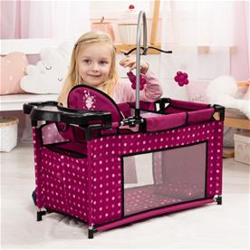 Bayer Design Nuken sänky lisävarusteineen, vaaleanpunainen-8