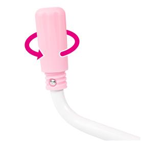 Bayer Design Nuken syöttötuoli ja tarjotin, vaaleanpunaiset sydämet-5