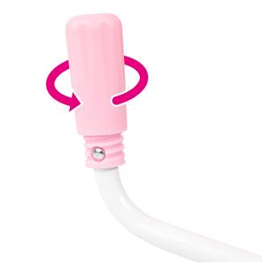 Bayer Design Nuken syöttötuoli ja tarjotin, vaaleanpunaiset sydämet-5