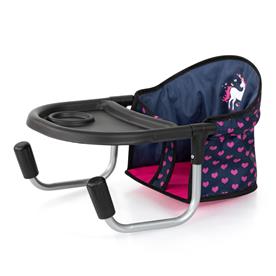 Bayer Design Nuken syöttötuoli ja tarjotin, yksisarvinen