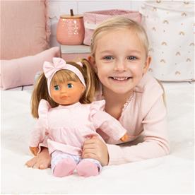 Bayer Design Pikkusisko nukke, suukko ja hymy 38 cm-2