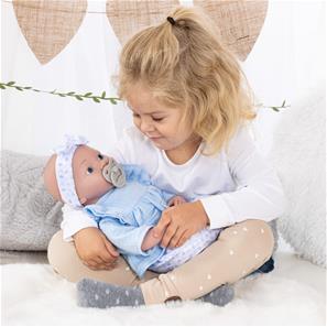 Bayer Design Reborn vauvanukke 38 cm, sininen-8