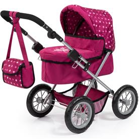 Bayer Design Trendy Nukenvaunut, tummanpinkki