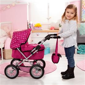 Bayer Design Trendy Nukenvaunut, tummanpinkki-2