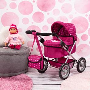 Bayer Design Trendy Nukenvaunut, tummanpinkki-4