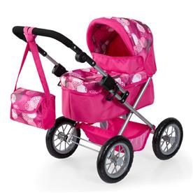 Bayer Design Trendy Nukenvaunut vaihtolaukulla, pink