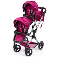 Bayer Design Twin nukenrattaat Xeo, tummanpinkki