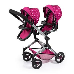 Bayer Design Twin nukenrattaat Xeo, tummanpinkki-17