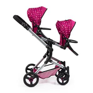 Bayer Design Twin nukenrattaat Xeo, tummanpinkki-18