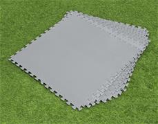 Bestway Allasmatto / pohjasuoja 9 kpl (78 x 78 cm) Harmaa