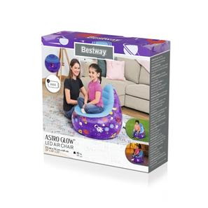 Bestway Astro Glow LED-täyttötuoli 72 x 72 x 64 cm-2