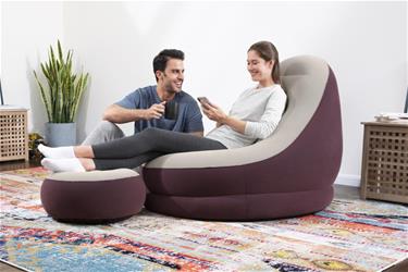 Bestway Comfort Cruiser, luumunvärinen kansituoli 121 x 100 x 86cm-4