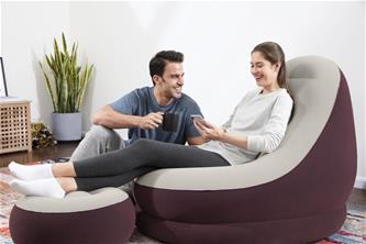 Bestway Comfort Cruiser, luumunvärinen kansituoli 121 x 100 x 86cm-5