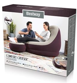 Bestway Comfort Cruiser, luumunvärinen kansituoli 121 x 100 x 86cm-6