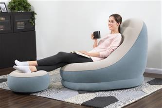 Bestway Comfort Cruiser siniharmaa kansituoli 121 x 100 x 86cm-5