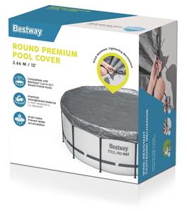 Bestway Cover 366 cm Premium pyöreä uima-altaan kansi