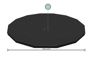 Bestway Cover 427cm Steel Pro / Power Steel -malliin-5