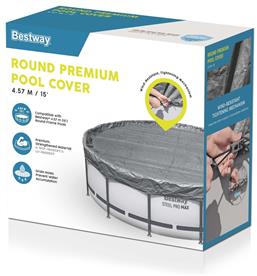 Bestway Cover 457 cm Premium pyöreä uima-altaan kansi