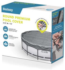 Bestway Cover 457 cm Premium pyöreä uima-altaan kansi