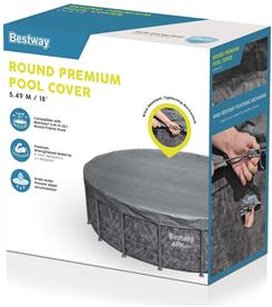 Bestway Cover 549 cm Premium pyöreä uima-altaan kansi