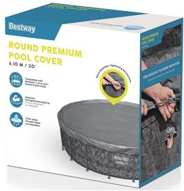 Bestway cover 610 cm Premium pyöreä uima-altaan kansi