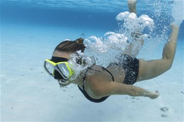 Bestway Dominator Pro sukellusmaski 14+ vuotta, keltainen-3