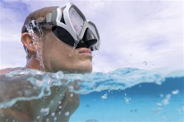 Bestway Dominator Pro sukellusmaski 14+ vuotta, valkoinen/harmaa-3