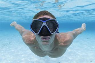 Bestway Dominator Pro sukellusnaamari 14+ vuotta, sininen-3