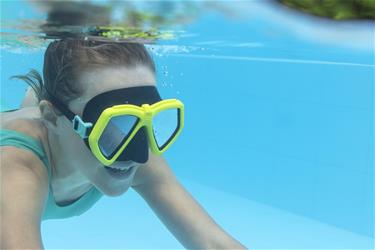 Bestway Dominator sukellusmaski 7+ vuotta, keltainen-4