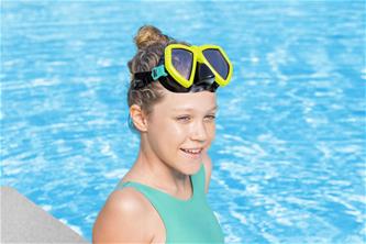 Bestway Dominator sukellusmaski 7+ vuotta, keltainen-6