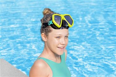 Bestway Dominator sukellusmaski 7+ vuotta, keltainen-6