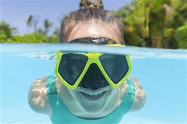 Bestway Dominator sukellusmaski 7+ vuotta, keltainen-7