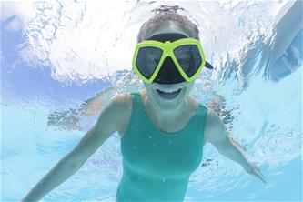 Bestway Dominator sukellusmaski 7+ vuotta, keltainen-8