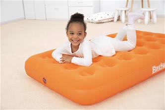 Bestway DrowsyDreamer ilmapatja 158 x 89 x 18 cm sis. pumppu, oranssi-4