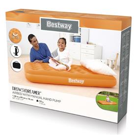 Bestway DrowsyDreamer ilmapatja 158 x 89 x 18 cm sis. pumppu, oranssi-6