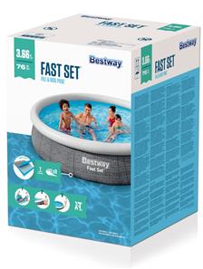  Bestway Fast Set allas 366 x 76cm (Uusi malli)-5